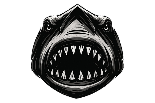 Deep Water Wrestling Academy shark logo